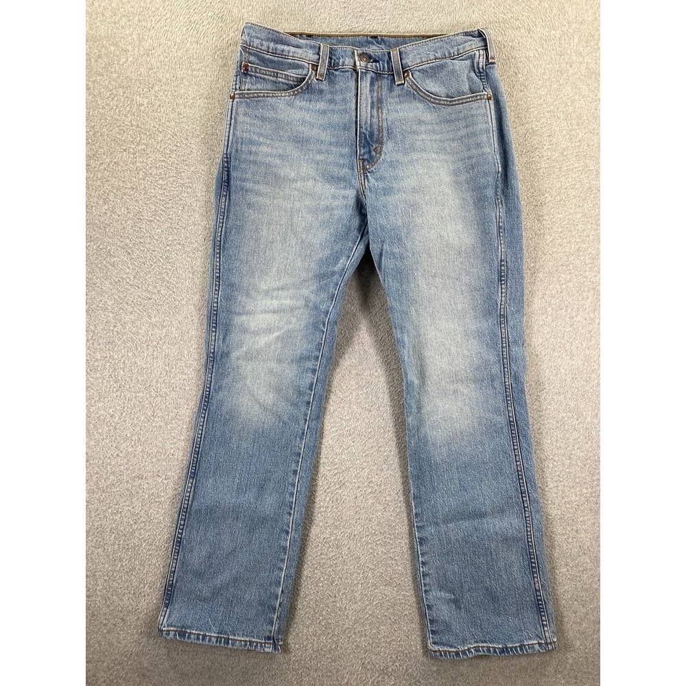 Levis 537 Jeans Mens 32x32 Boot Cut Regular Stretch Dark Wash Denim Cowboy